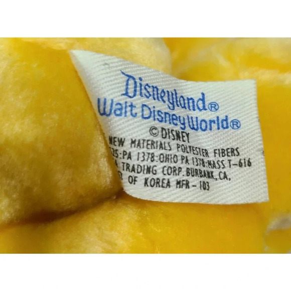 Vintage Disney Parks Plush Disney Channel Christmas Pluto Stuffed Animal Dog 9" - Picture 6 of 6